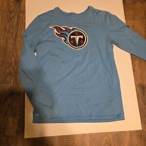Nike Dri-Fit Tennessee Titans Long Sleeve Blue Shirt - Unisex Adult - Size M